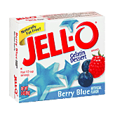 Jell-o Gelatin Dessert Berry Blue Left Picture